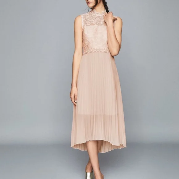 NWT REISS | Lace Midi Dress - Picture 6 of 6